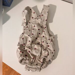 Old Navy ladybug overalls